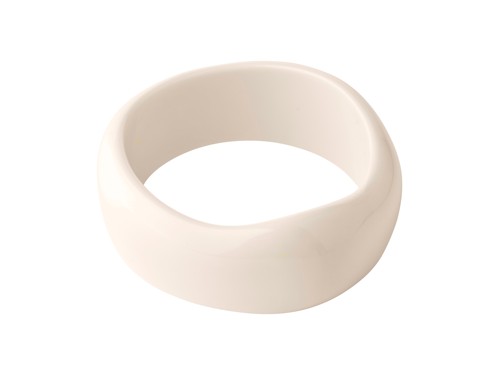 PILGRIM - AASE Maxi Bangle - Ivory - 65 x 65 mm, bild 2