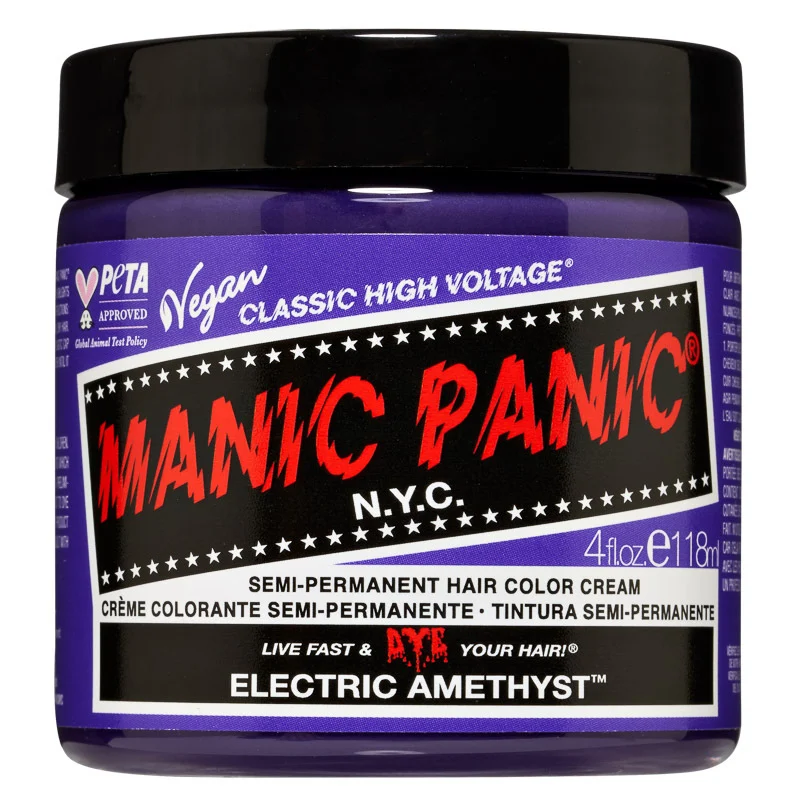 Manic Panic Semi-Permanent Hair Color Cream Electric Amethyst