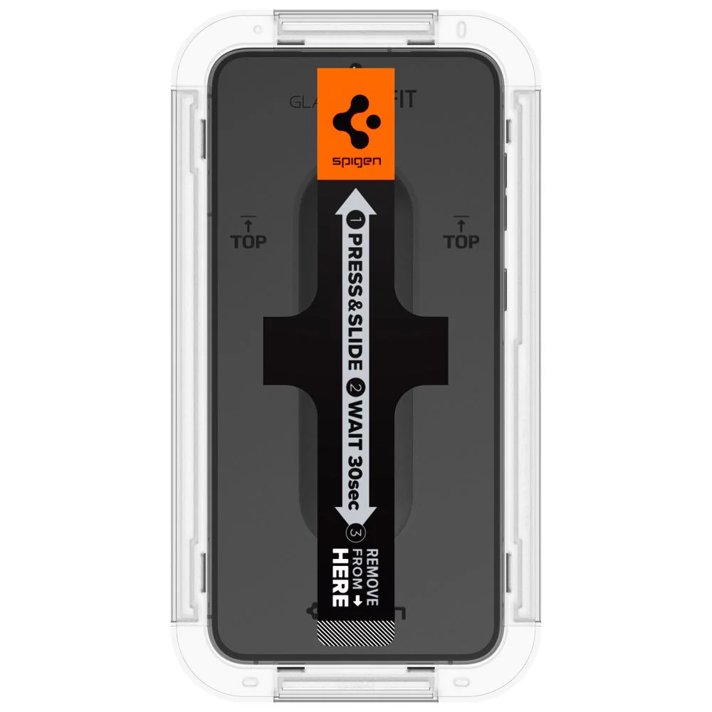 Spigen Glas.tR EZ Fit härdat glas för Samsung Galaxy S23 - 2 st., bild 3