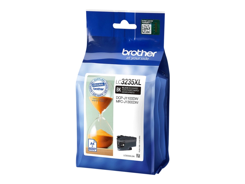 Brother LC3235XLBK, Svart, 6000 sidor