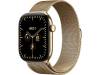 Apple Watch Series 12 GPS + Cellular 46 mm skinande guld titan, skinande guld Milanesisk loop - S/M, bild 3