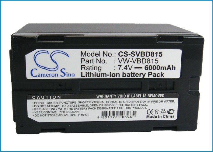 Batteri till Kamera för Panasonic NV-DX100, bild 4