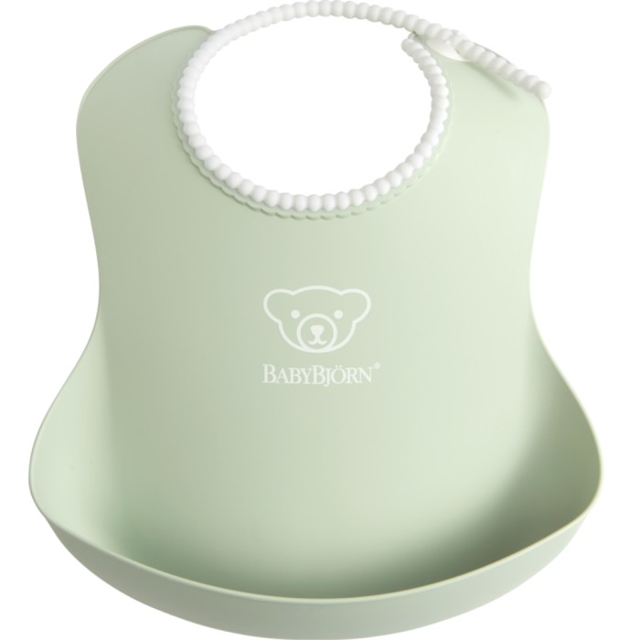 Babybjörn haklapp 1-pack, blekgrön