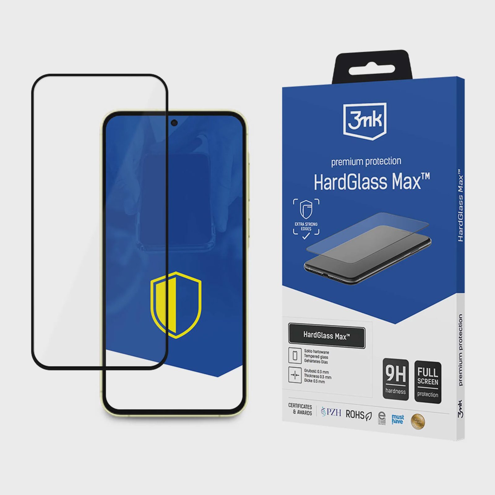 9H 3mk HardGlass Max™-glas på Xiaomi 13