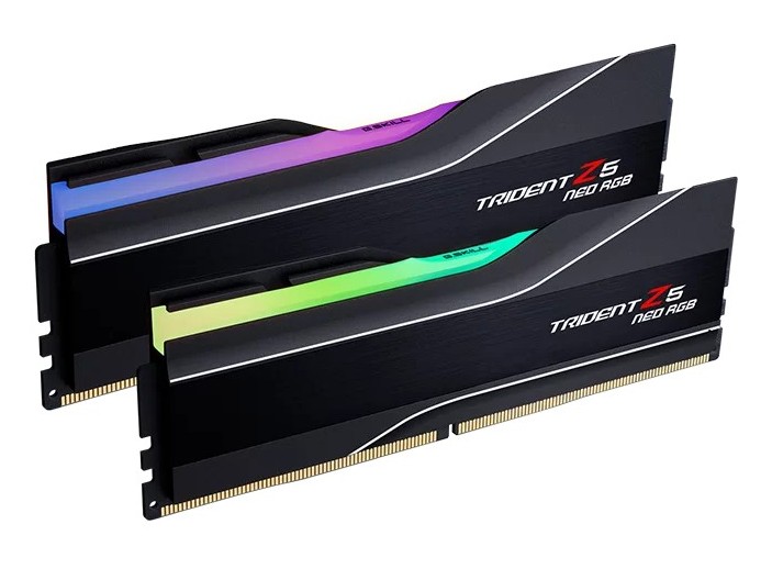 G.Skill 32GB (2x16GB) DDR5 6000MHz CL30 Trident Z5 Neo RGB Svart AMD Expo, bild 4