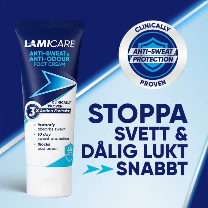 LamiCare Anti Sweat & Anti Odour Foot Cream, 75 ml, bild 2