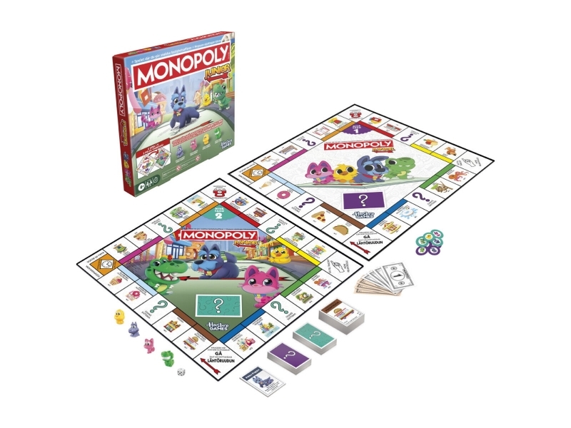 Hasbro Monopoly Junior 2 In 1 Refresh brädspel, DK/NO