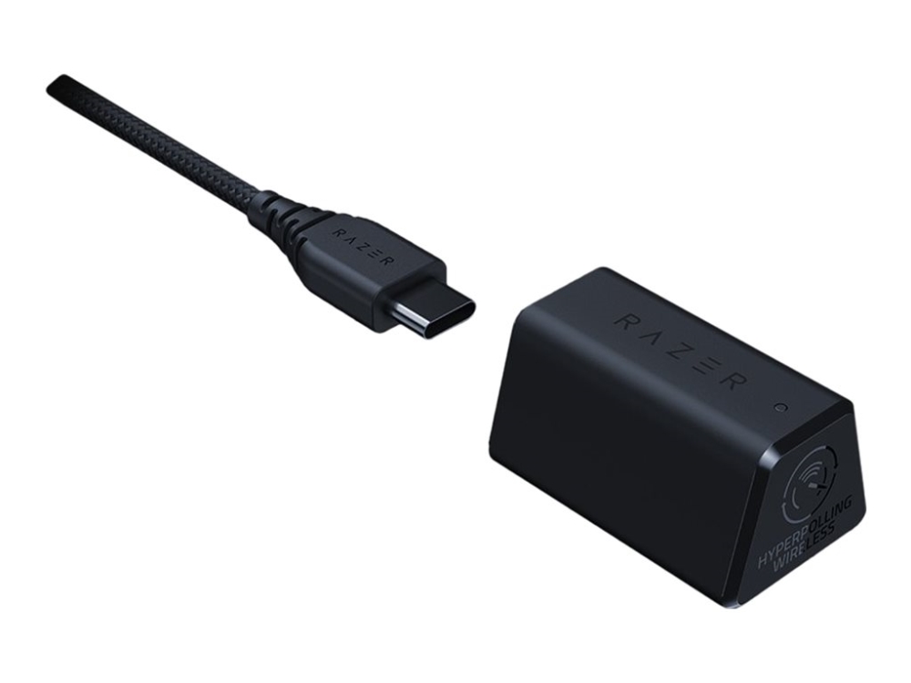 Razer DeathAdder V3 Pro + HyperPolling Wireless Dongle - Svart