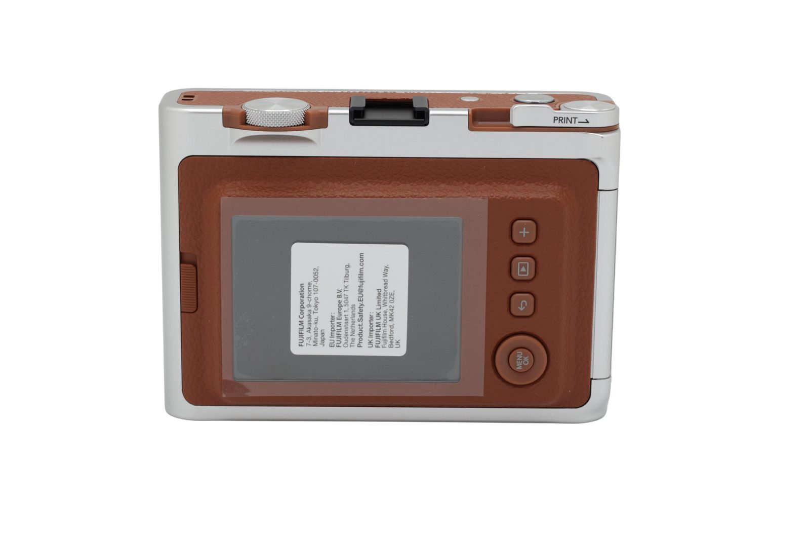 Fujifilm Instax Mini EVO -direktfilmskamera, brun, bild 3