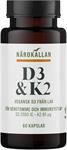 Närokällan D3 + K2 Vegan, 60 kaps, bild 2