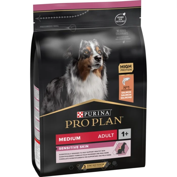 Purina Pro Plan Hund Medium Adult Sensitive Skin OptiDerma 3 kg