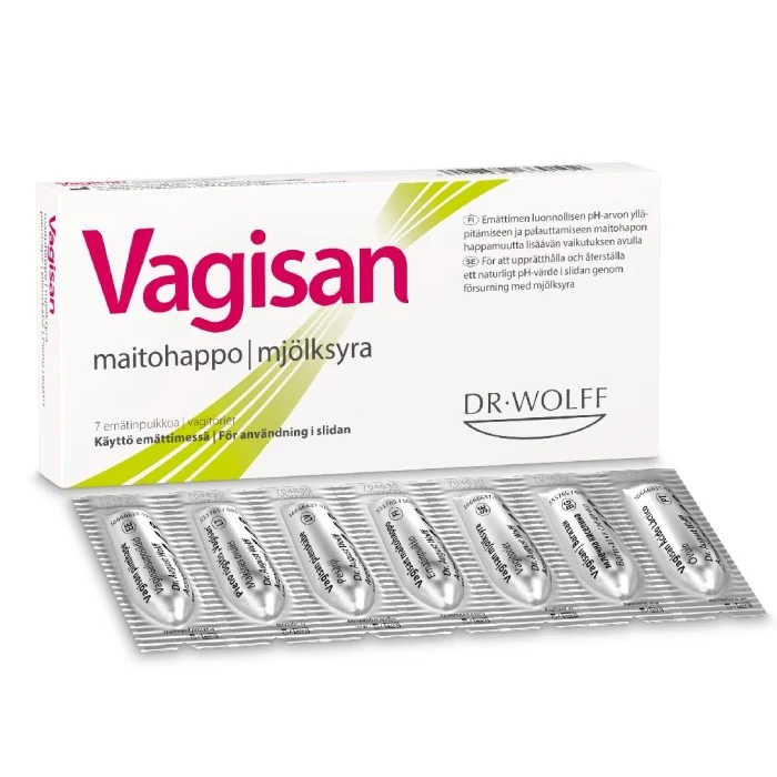 Vagisan Mjölksyra Vagitorier, 7 st