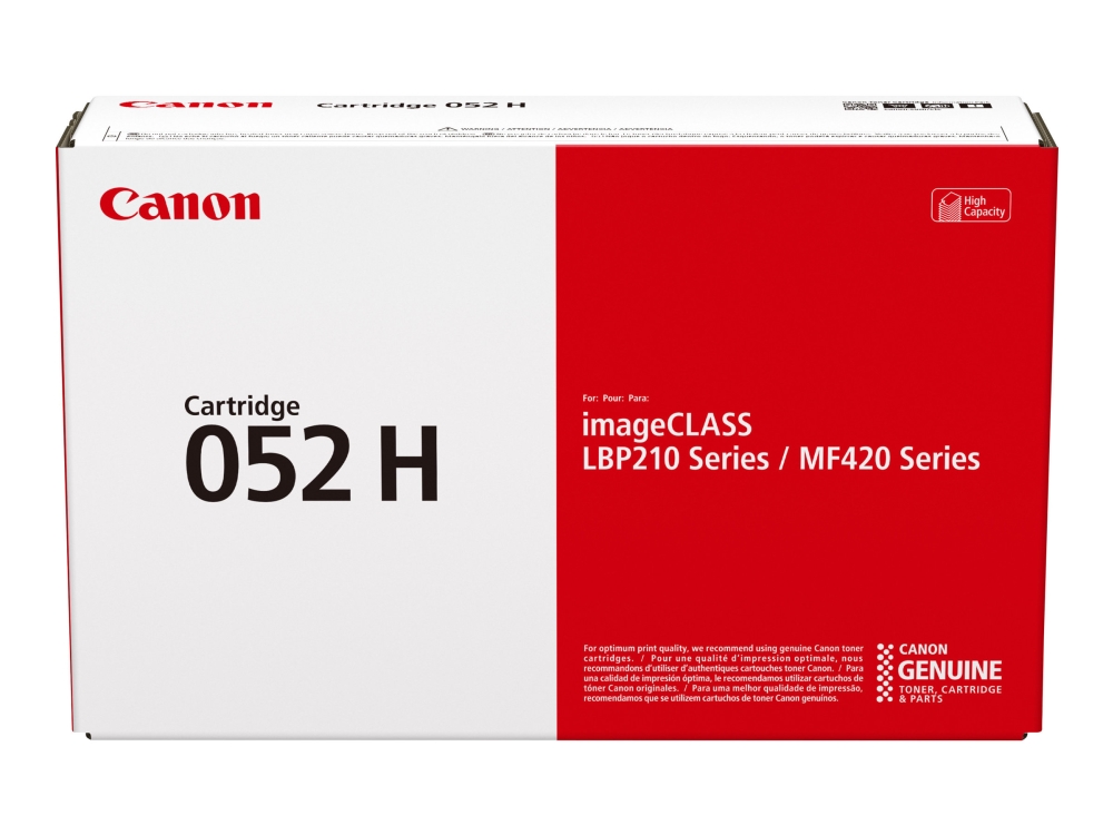 Canon 052 H - Hög kapacitet - svart - original - tonerkassett - för imageCLASS LBP212, LBP215, MF429 i-SENSYS LBP212, LBP214, LBP215, MF421, MF426, MF429
