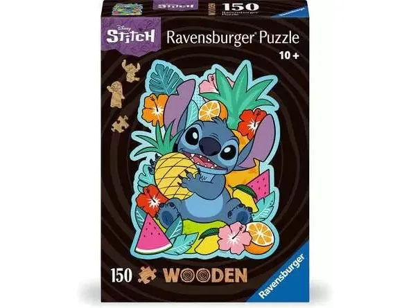 Ravensburger Pussel - Wooden Disney Stitch 150 Bitar
