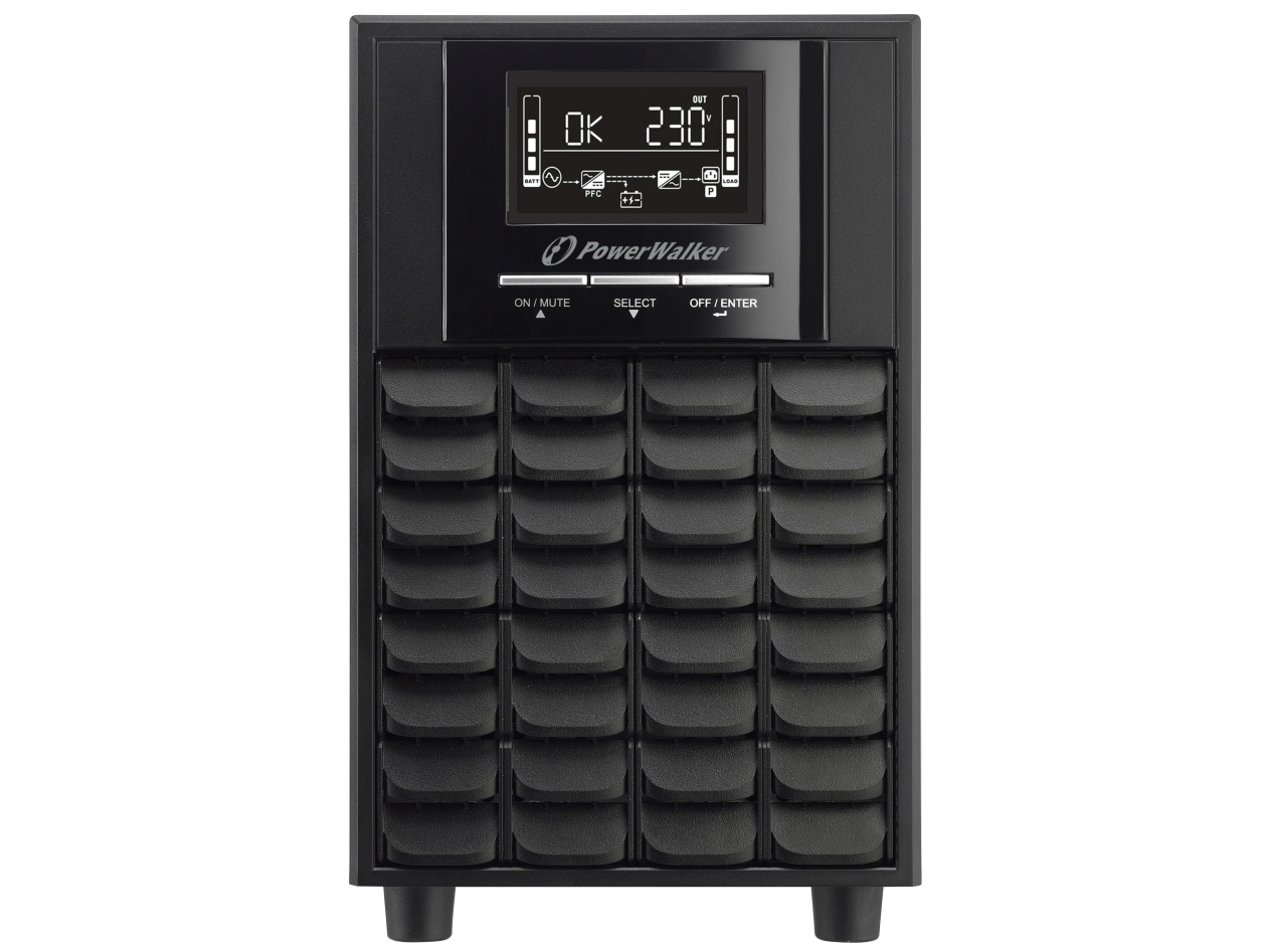 PowerWalker VI 1100 CW, Linjeinteraktiv, 1,1 kVA, 770 W, Sinus, 162 V, 290 V