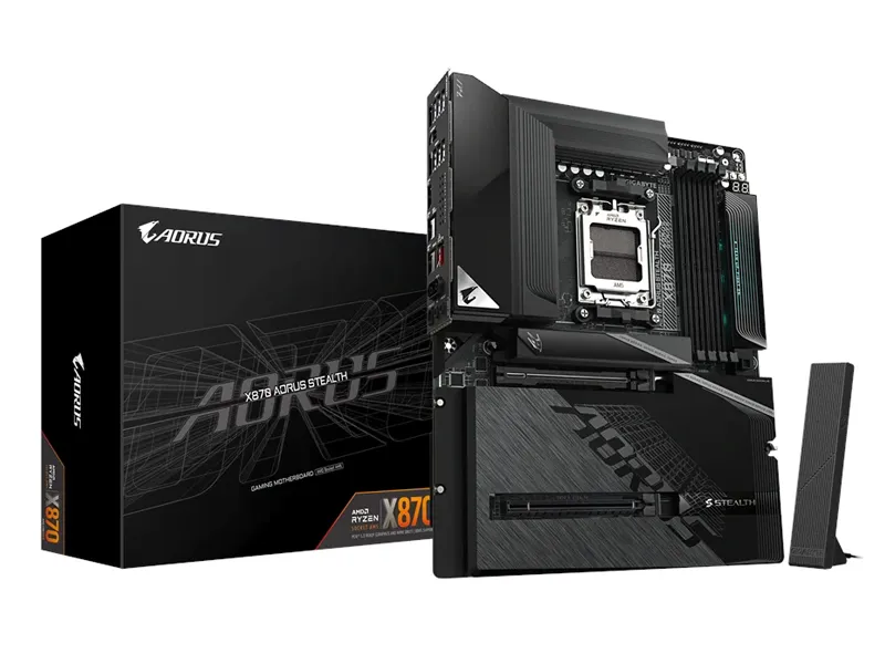 Gigabyte X870 Aorus Stealth, bild 2