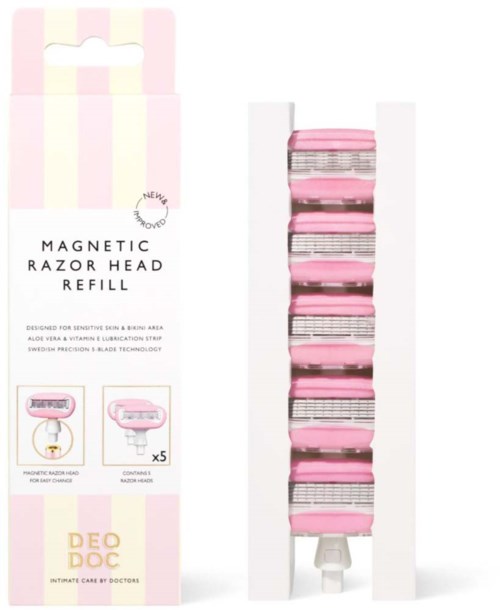 DeoDocs Magnetic Razor Head Refill Pink, bild 2