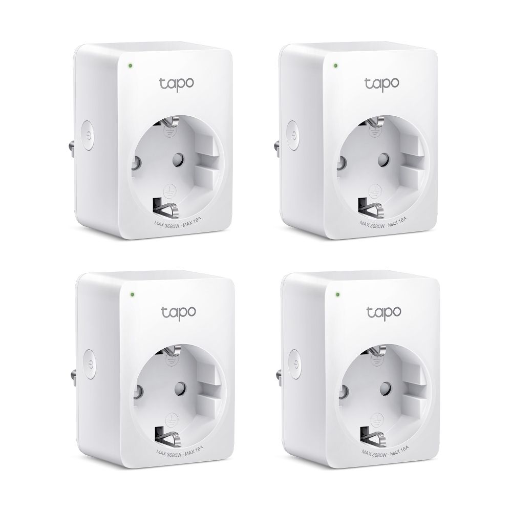 TP-Link Tapo P110 Mini Smart Wi-Fi Socket med energimätning 4-pack, bild 2