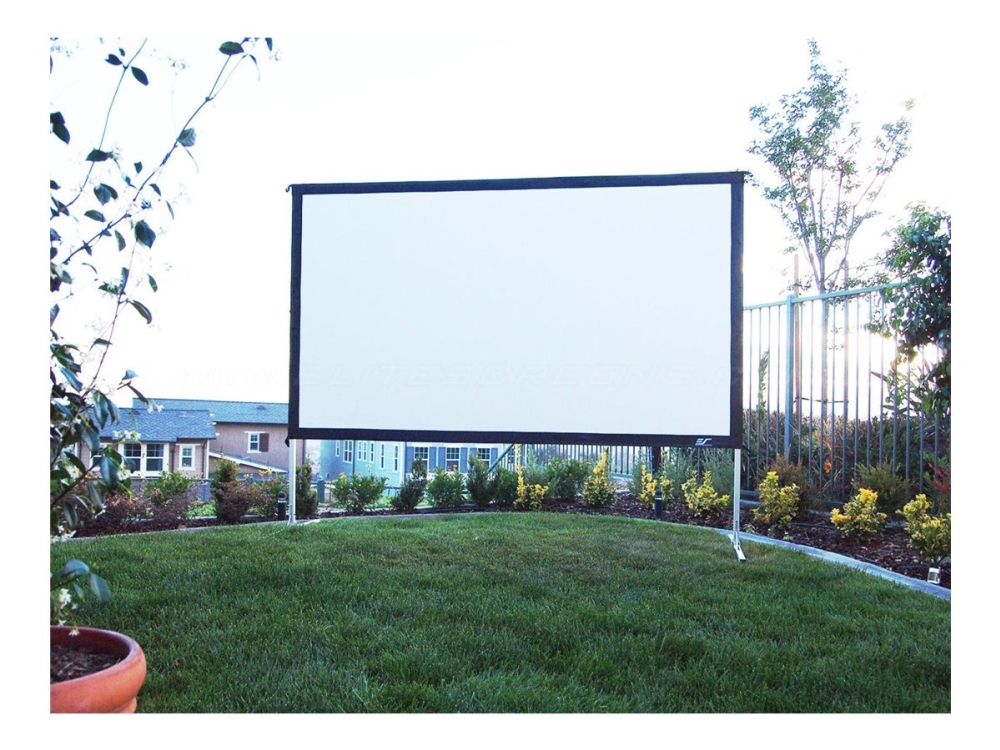 Elite Screens Yard Master 2 OMS135H2 projektorduk med stativ 135 CineWhite