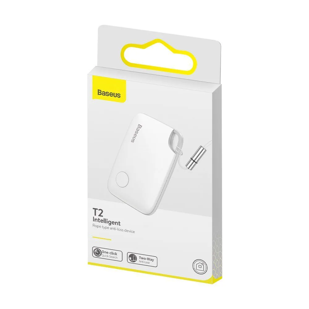 Baseus T2 Mini Bluetooth-nyckelsökare, ZLFDQT2-02, vit, bild 5