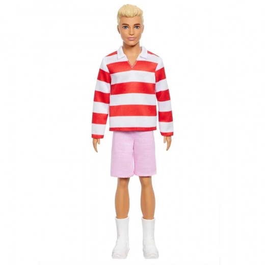 Barbie Fashionista - Ken Röda och vita ränder, bild 2