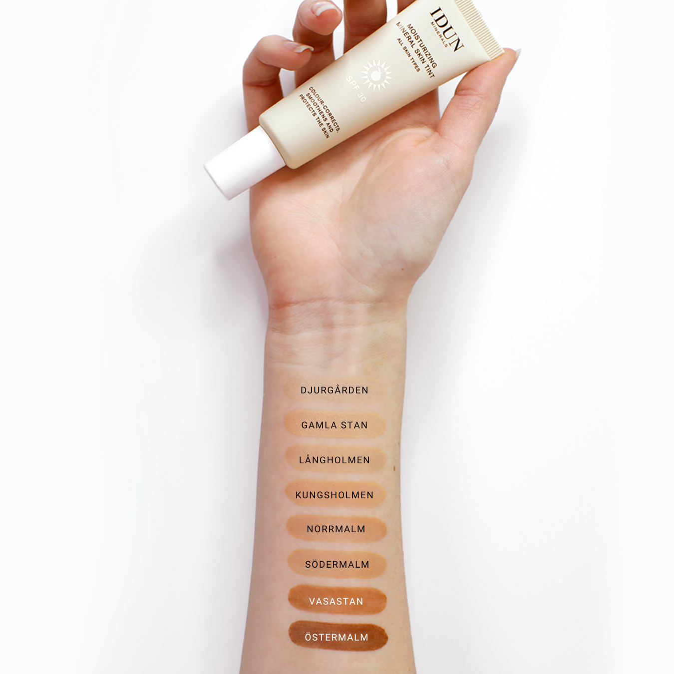 IDUN Minerals Moisturizing Mineral Skin Tint Södermalm Tan 27 ml, bild 4