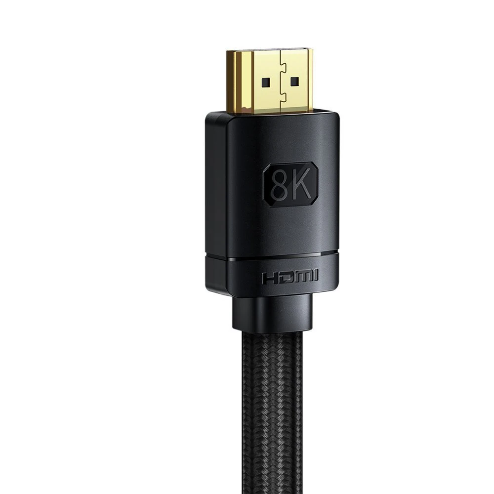 Baseus HDMI 2.1-kabel 8K 60Hz 48Gbps / 4K 120Hz / 2K 144Hz 3D eARC QMS 3m svart (CAKGQ-L01), bild 3