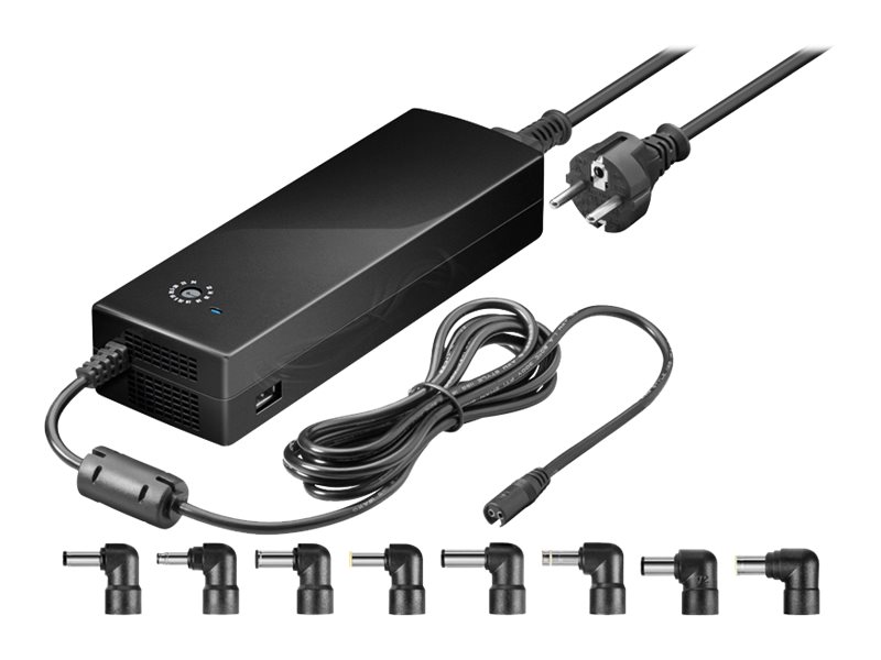 goobay NTS 150 W multi USB EuP 8.5A - Strömadapter - AC 100-240 V - 150 Watt - svart