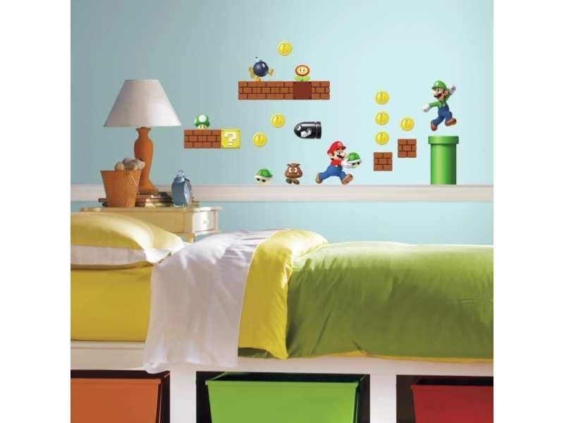 Nintendo Super Mario - Build a Scene väggstickers