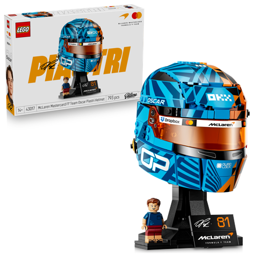 LEGO Editions McLaren Mastercard F1 Team Oscar Piastri hjälm 43017