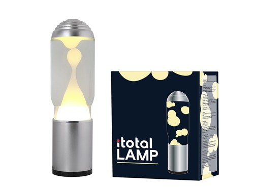 iTotal - Lamp ADA with Silver Base, See-through Liquid and White Wax - Silver (XL2200), bild 2