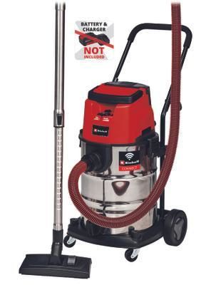Einhell TP-VC 36/30 S Auto Solo, 36 W, Trummdammsugare, Torr&våt, 30 l, Skum, Aqua-filtrering - SOLO