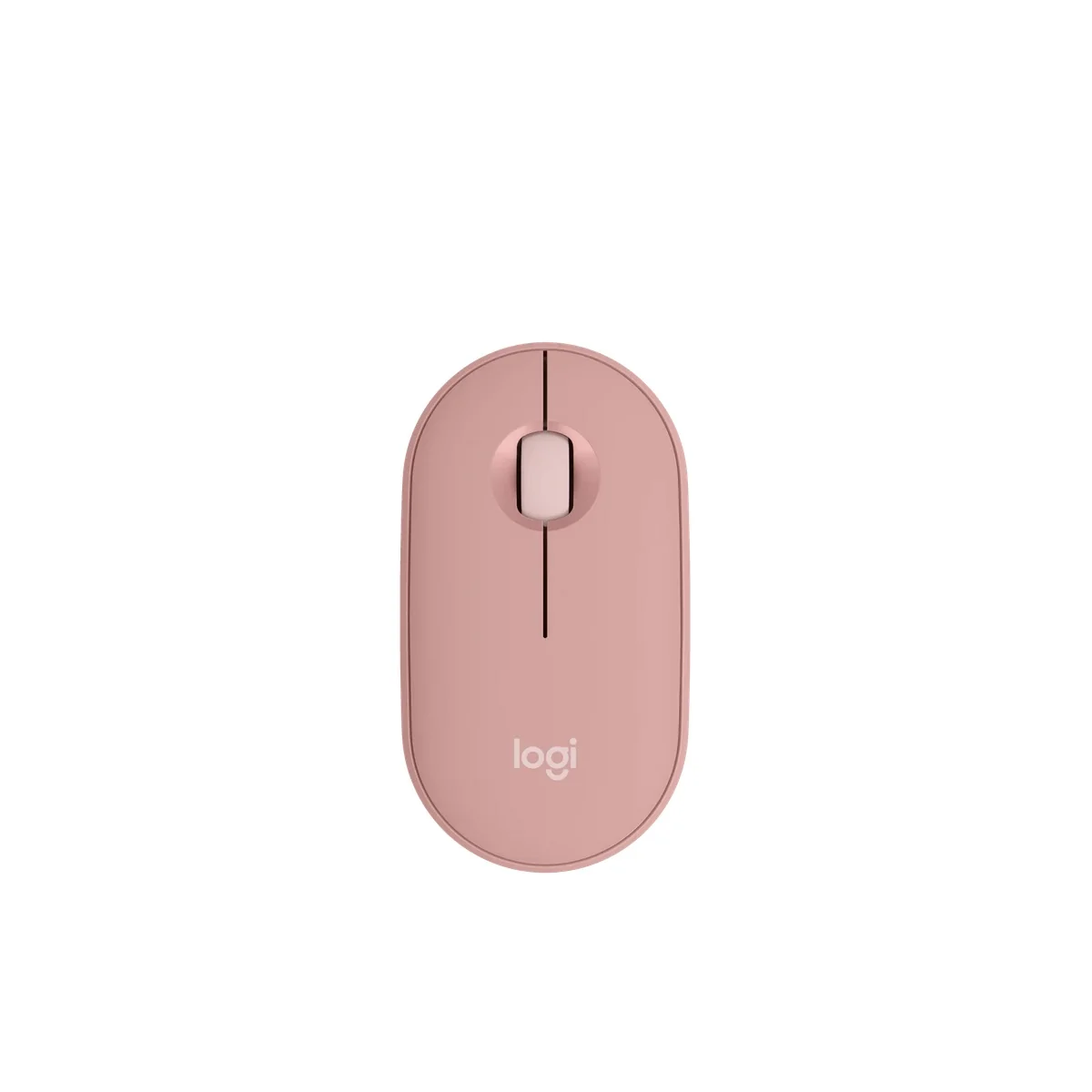 Logitech Pebble Mouse 2 M350s trådlös mus (Rose)