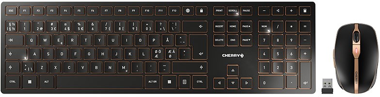 Cherry Stream Desktop, nordiskt - Svart, bild 2
