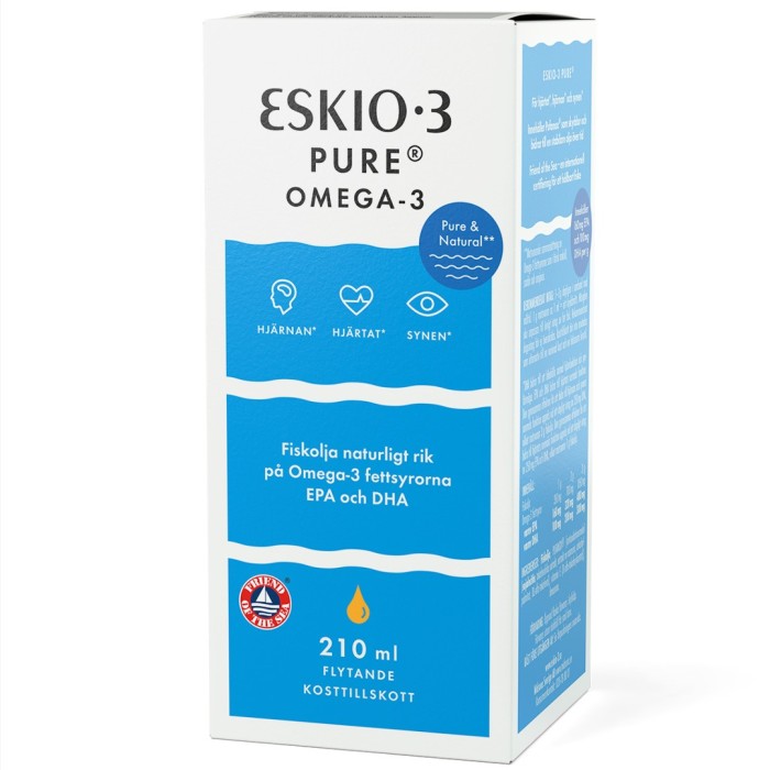 Eskio Fiskolja Pure flytande, 210 ml
