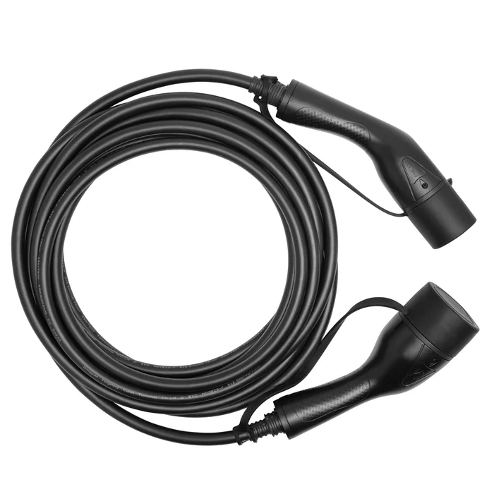 Luxorparts Laddkabel Typ 2 för elbil 11 kW 3 fas 8 m