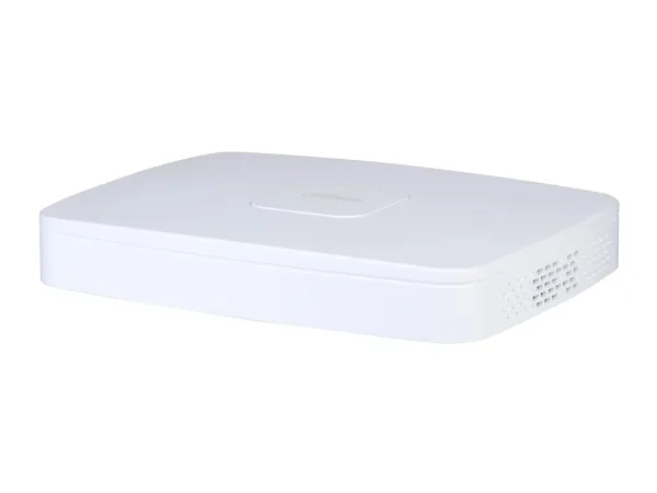 Dahua Technology Lite NVR4108-8P-4KS3, 8 kanaler, 3840 x 2160 pixlar, 720p, 960p, 1080p, 1 HDMI, 1 VGA Samtidig: HDMI: 3840 × 2160, 1920 × 1080, 1280 × 1024, 1280 × 720 VGA:..., G.711 A-law, G.711 µ-law, G.726, PCM, H.264, H.264+, H.265, H.265+