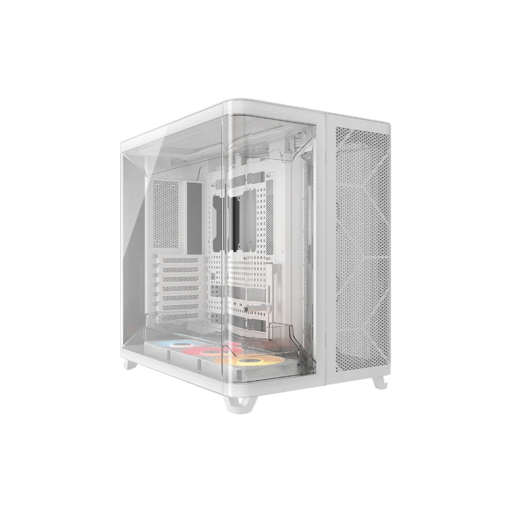 Corsair AIR 5400 RS-R ARGB Triple Chamber PC-chassi (vitt)