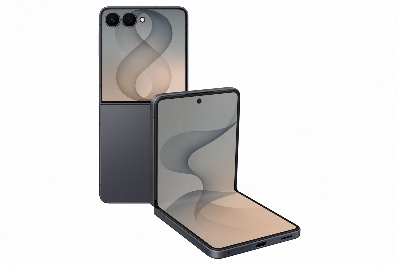 Samsung Galaxy Z Flip8 256 GB, Graphite, bild 2