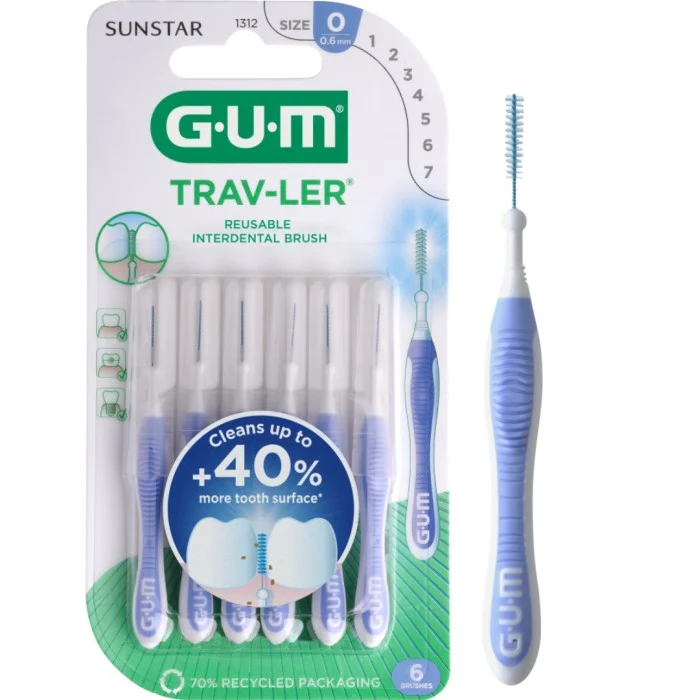 GUM Travler Mellanrumsborste 0,6