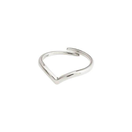 PILGRIM - LULU Stack Ring - Silver Plated - Adjustable