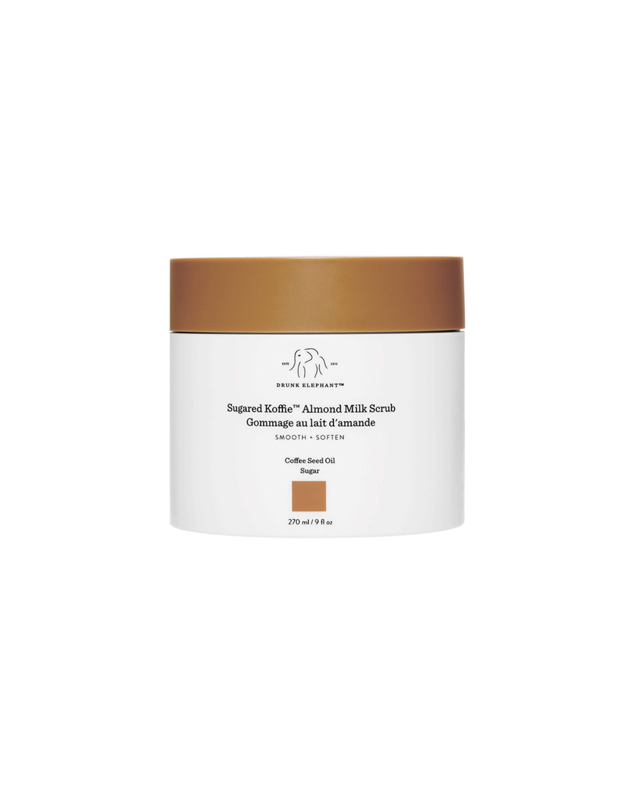 Drunk Elephant Sugared Koffie Almond Milk Body Scrub 270 ml 270 ml
