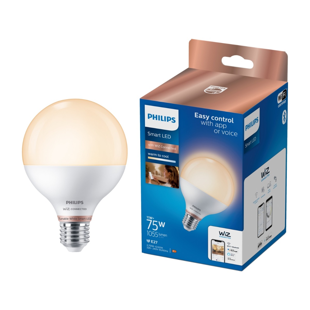 Philips TW smart lampa 11W G95 E27