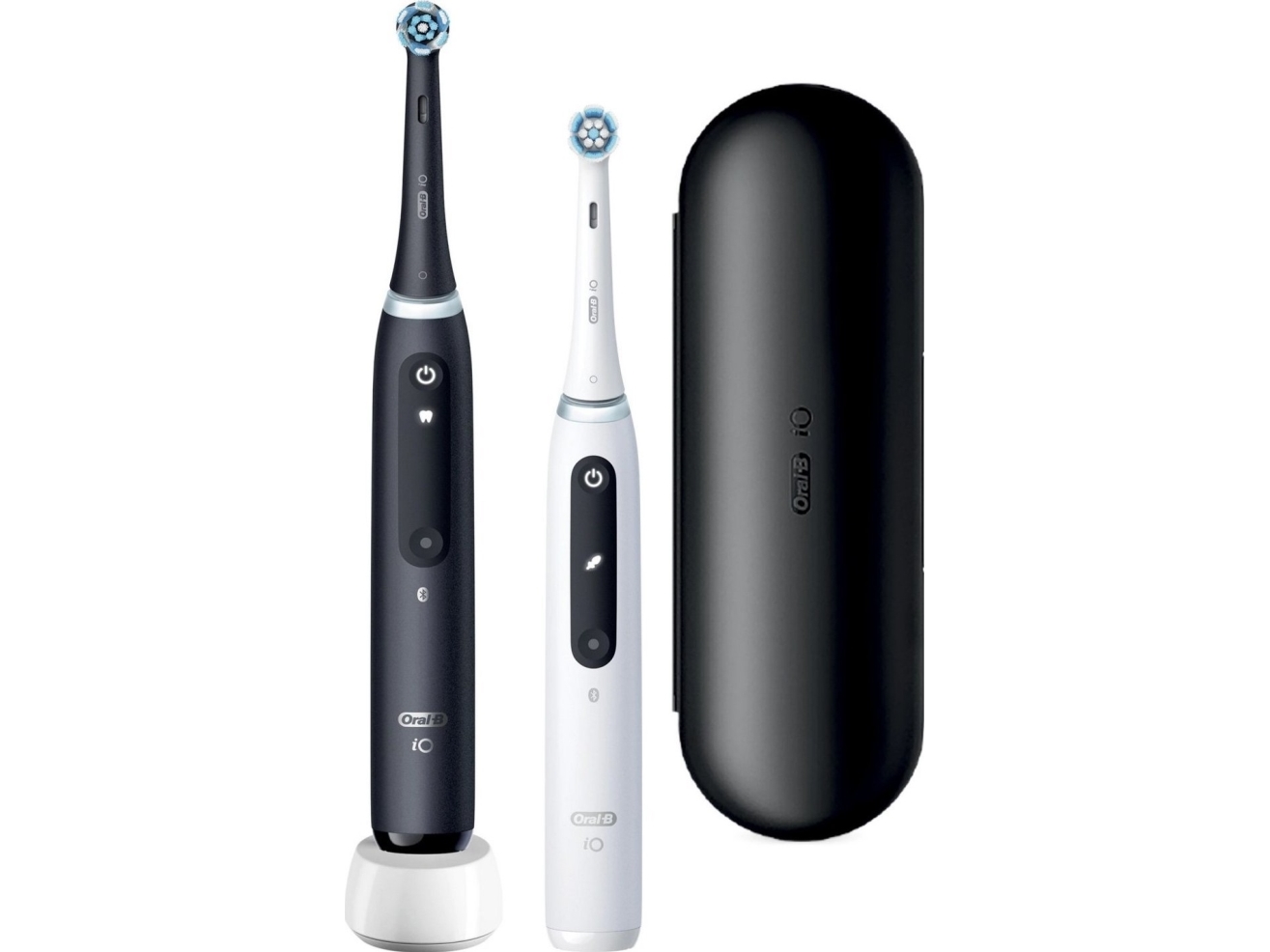 Oral-B iO Series 5 Duo tandborste 2 st Matt Black/Quite White