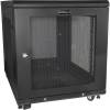 19" Skåp StarTech.com 12U, 600x854x640mm, stående med hjul - Svart