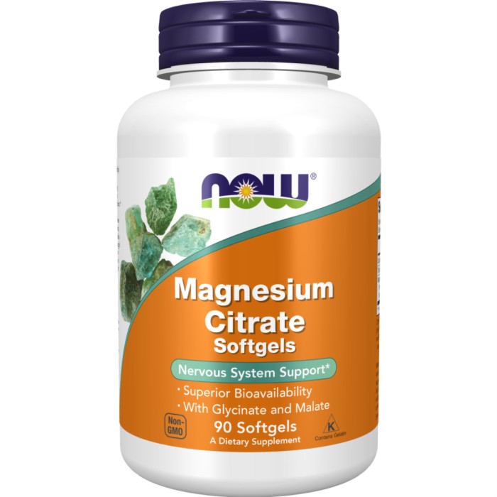 NOW Magnesium Citrate 134Mg 90 st