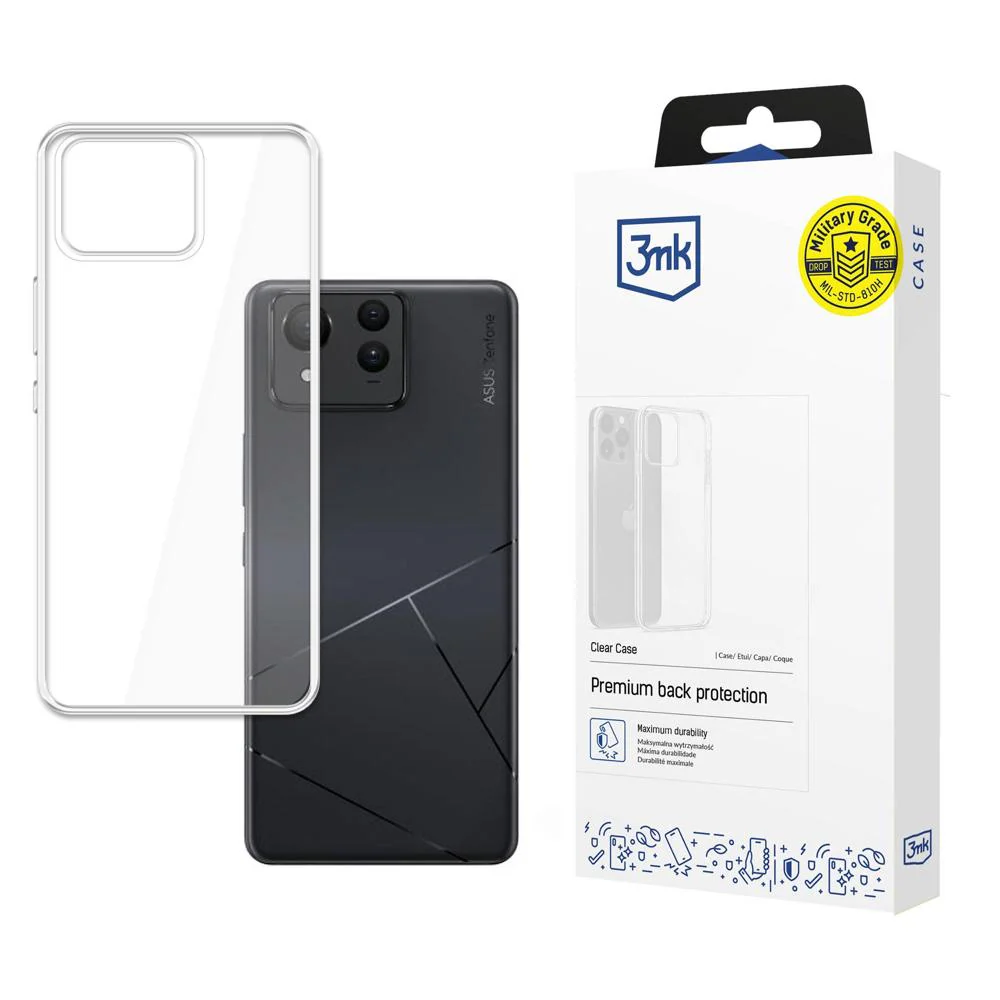 3mk Clear Fodral för ASUS Zenfone 11 Ultra - Clear