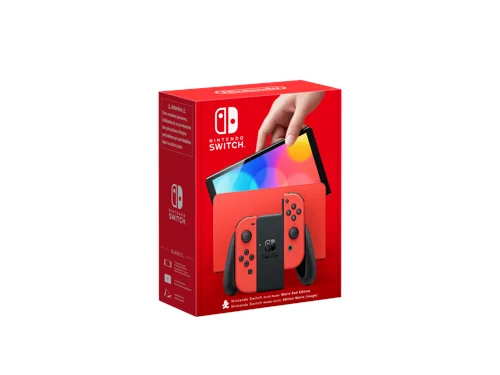 Nintendo Switch OLED Modell Mario Red Limited Edition (Bergsala), bild 2
