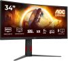 AOC CU34G4 34" WQHD välvd skärm (svart), bild 3