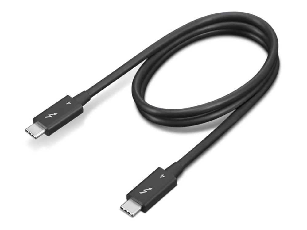 Lenovo - Thunderbolt-kabel - USB-C (hane) till USB-C (hane) - Thunderbolt 4 - 70 cm - 8K60Hz stöd, 4K60Hz stöd - svart